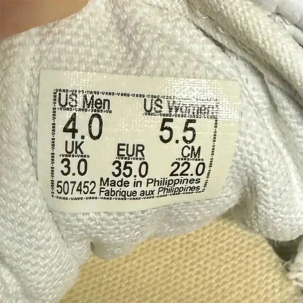 Vans Old Skool Unisex Sneakers White Rainbow Foxing Size 4 men 5.5 women - Picture 3 of 10